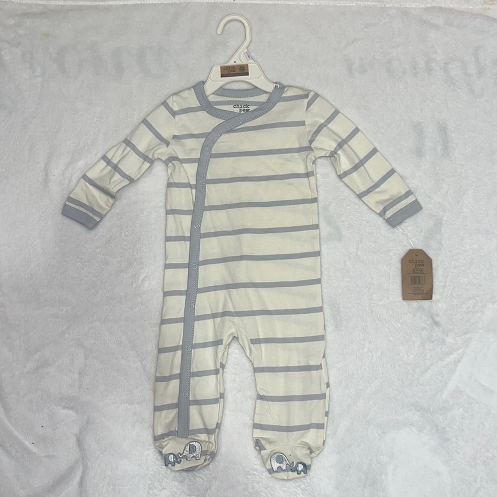Chick Pea Baby Boy Footed Pajama